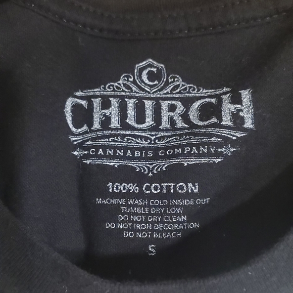 Church Company Shirts Church Cannabis Company Mens Small Tee And
